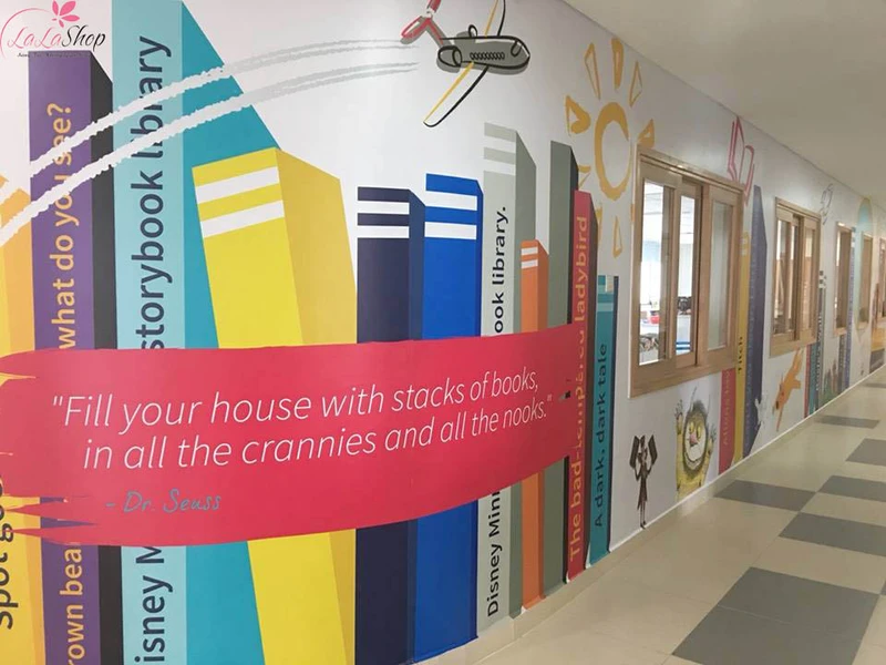 Trang trí hành lang British International School