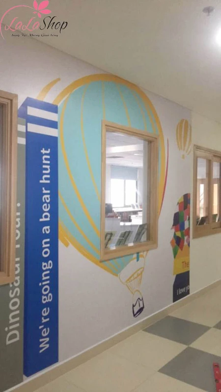 Không gian hành lang sau thi công