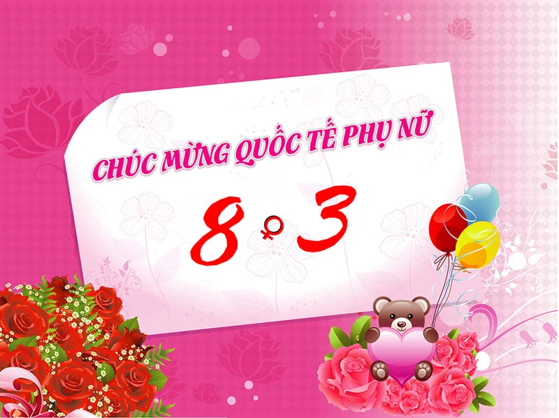 Hình ảnh 8/3 -Hình ảnh banner, background 8/3 png đẹp nhất mẫu 1