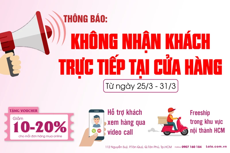 Tạm Ngừng Bán Hàng Trực Tiếp - Khuyến Mãi Mua Hàng Online