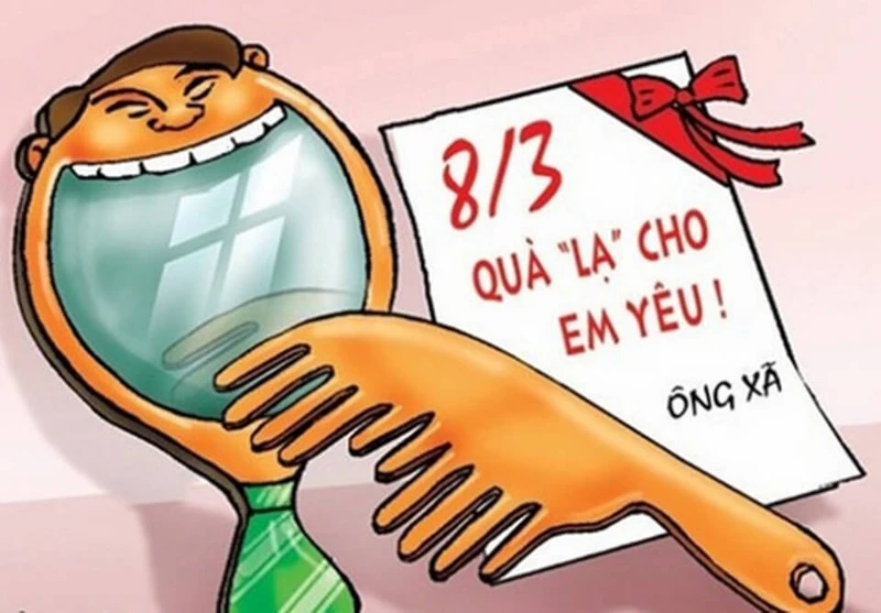 Hình ảnh 8/3 - Hình ảnh chế 8/3 hài hước nhất mẫu 1