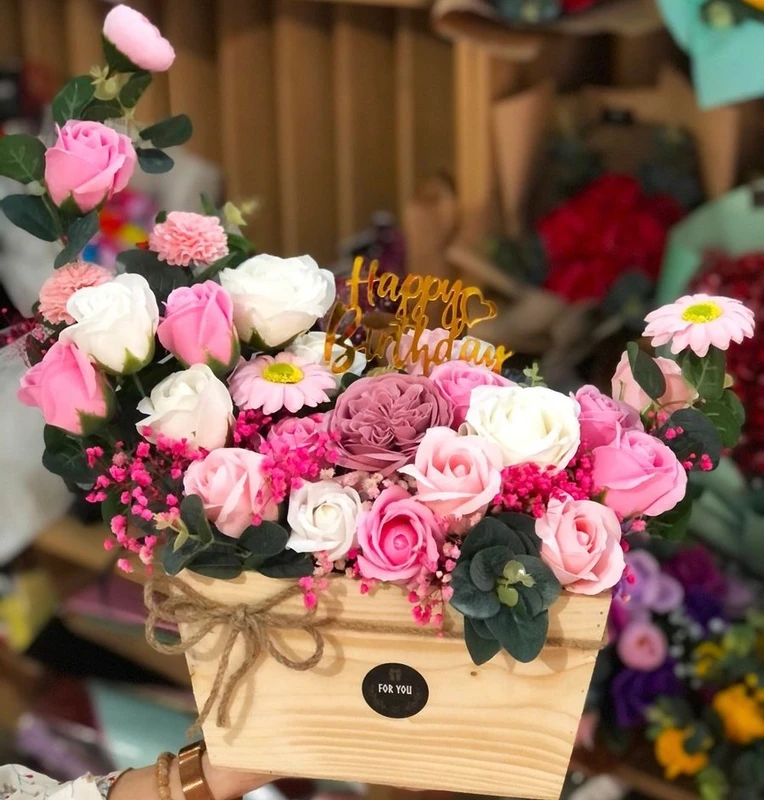 Ảnh lẵng hoa tặng chúc mừng ngày 20/10