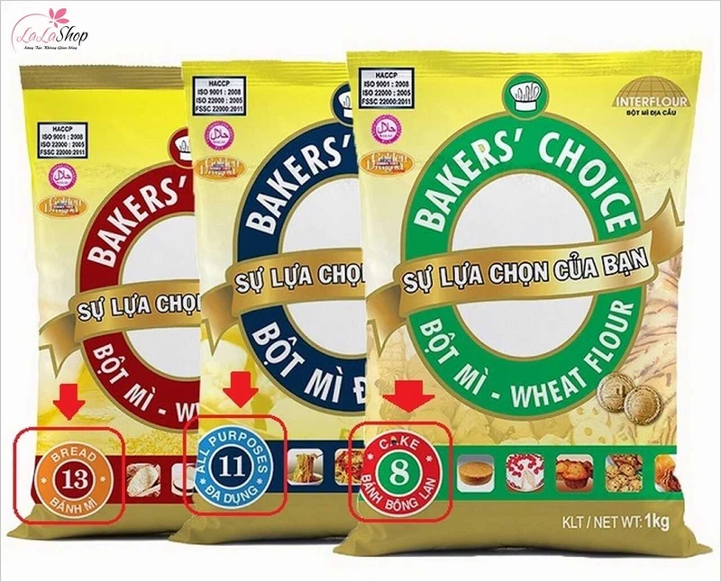 Bạn có thể chọn loại bột để vỏ bánh đúng với ý muốn của mình