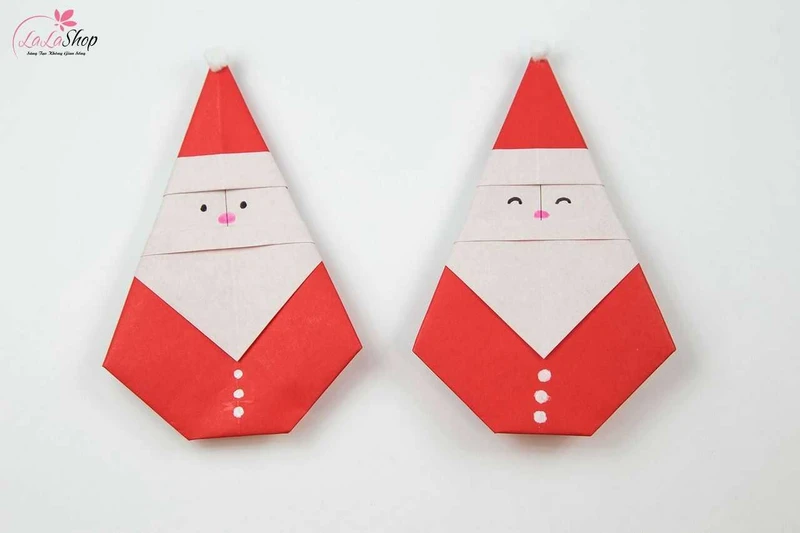 Bạn còn có thể tạo ra các hình ảnh Noel khác bằng cách gấp giấy Origami