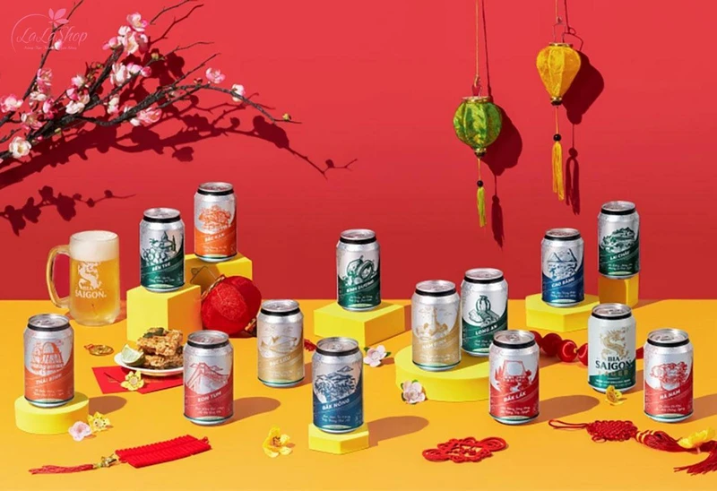 Bia và nước ngọt là lựa chọn quà Tết quen thuộc nhưng không lỗi thời