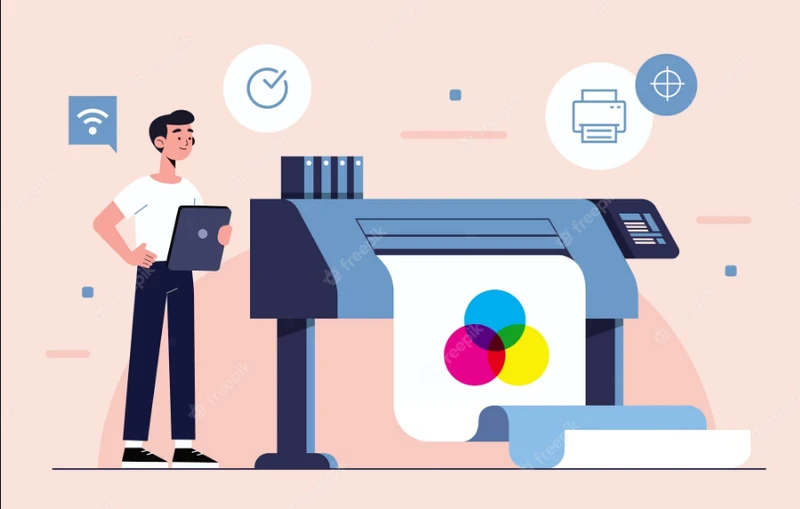 Bước 3 Tiến hành in tranh