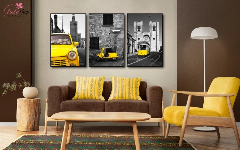 Các loại tranh canvas treo tường đẹp chủ đề phong cảnh thành phố có nét đẹp hiện đại