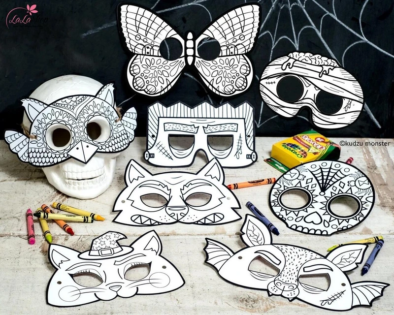 Mặt nạ Halloween mẫu 1