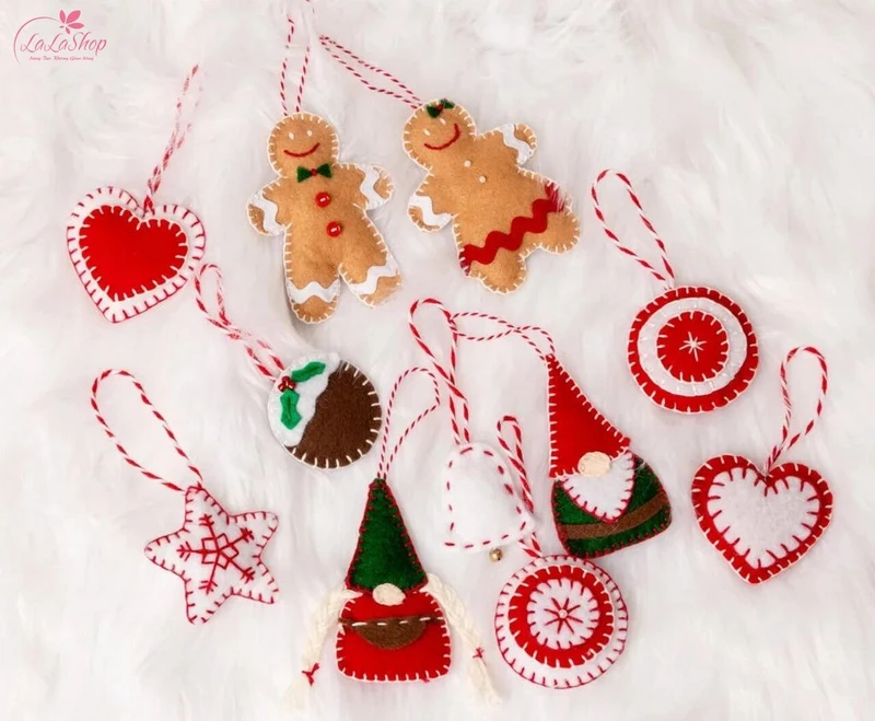 Các mẫu phụ kiện handmade trang trí Noel độc đáo và ấn tượng mẫu 10