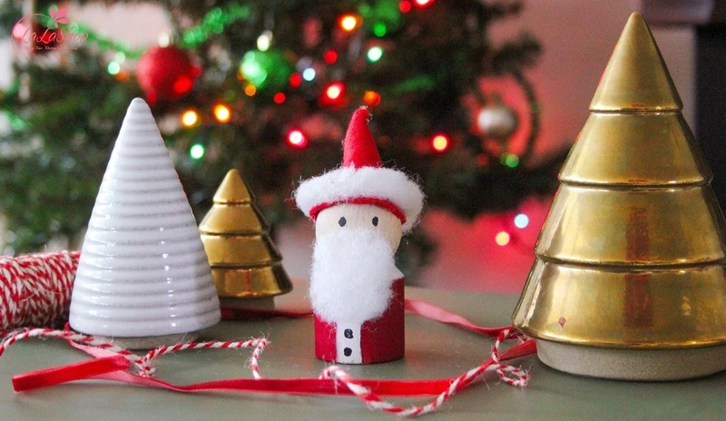 Các mẫu phụ kiện handmade trang trí Noel độc đáo và ấn tượng mẫu 7