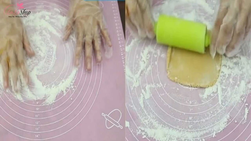 Cán bột to khoảng 10cm thì dừng lại