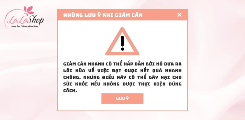 Cần lưu ý một số điều khi áp dụng phương pháp giảm cân nhanh