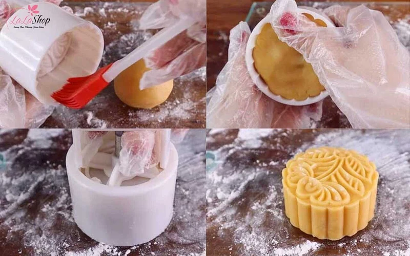 Cần phết một lớp bột hoặc dầu ăn thật mỏng vào khuôn để chống dính