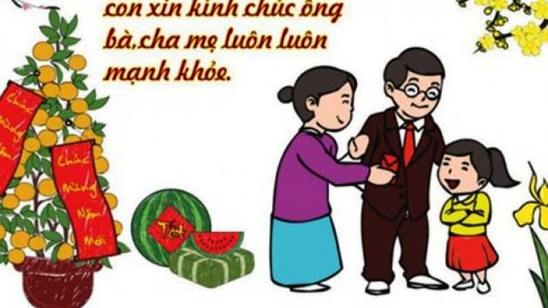 Câu chúc Tết cho ông bà hay và ý nghĩa nhất