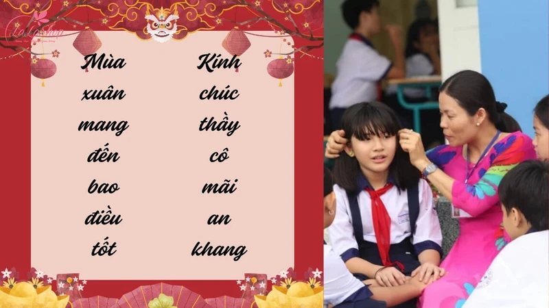 Câu đối chúc Tết thầy cô