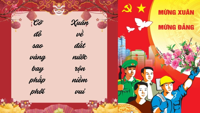 Câu đối Tết mừng Đảng mừng xuân