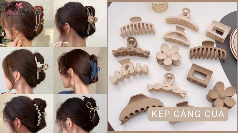 Cô có thể sử dụng phụ kiện tóc đơn giản hằng ngày