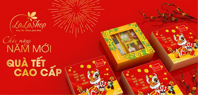 Đến với Lala Shop khách hàng còn có thể lựa chọn thêm nhiều món quà tặng Tết sang trọng