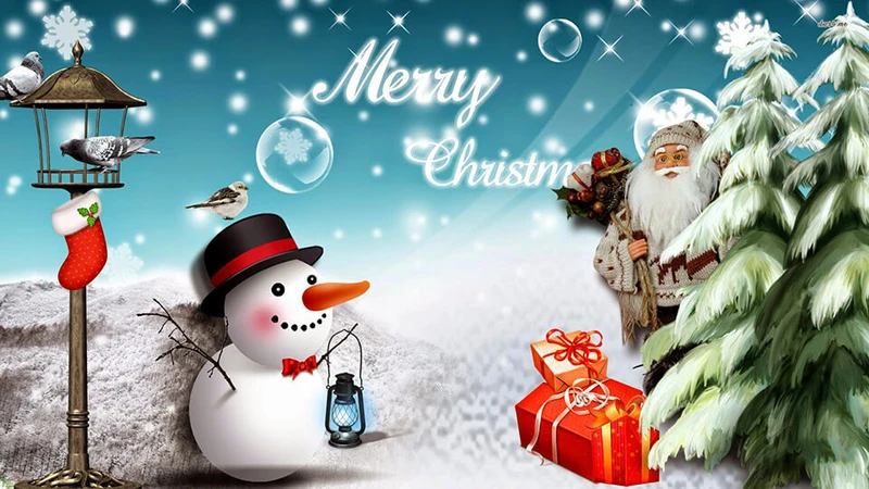 Đơn giản nhưng đem đến một hình ảnh rất đặc trưng nên bộ ảnh chúc mừng Noel và năm mới được đánh giá rất cao về tính thẫm mỹ