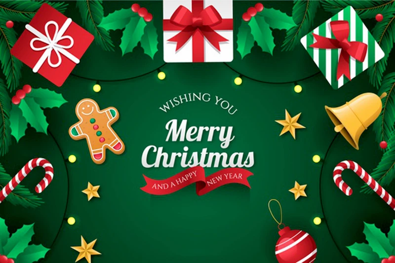 Đơn giản nhưng đem đến một hình ảnh rất đặc trưng nên bộ ảnh chúc mừng Noel và năm mới được đánh giá rất cao về tính thẫm mỹ