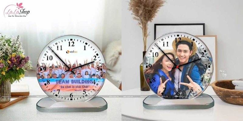 Đồng hồ để bàn giúp quản lý thời gian và là món đồ trang trí tinh tế cho không gian