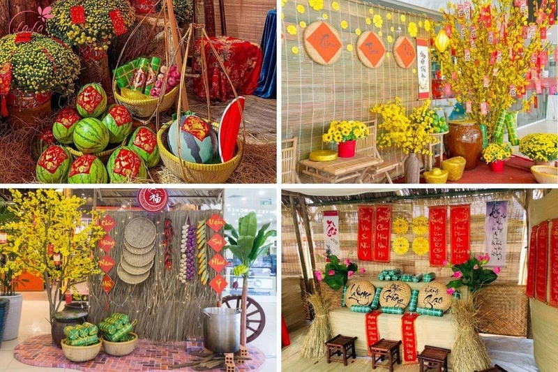 Gian hàng được trang trí bắt mắt sẽ thu hút khách hàng hơn