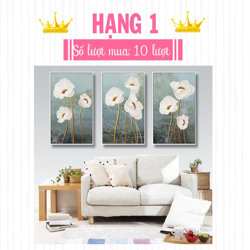Top tranh treo tường bán chạy nhất tháng 3/2019