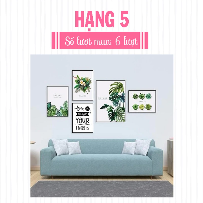 Top tranh treo tường bán chạy nhất tháng 3/2019