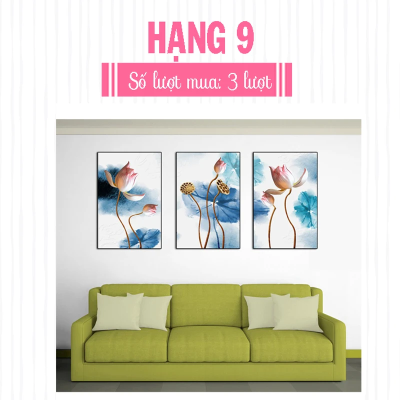 Top tranh treo tường bán chạy nhất tháng 3/2019