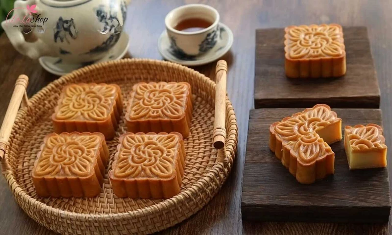 Hãy cùng Lala Shop học cách làm bánh Trung thu nhân đậu xanh thơm ngon