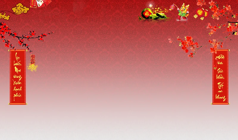 Hình ảnh Background Tết Nguyên Đán PSD đẹp