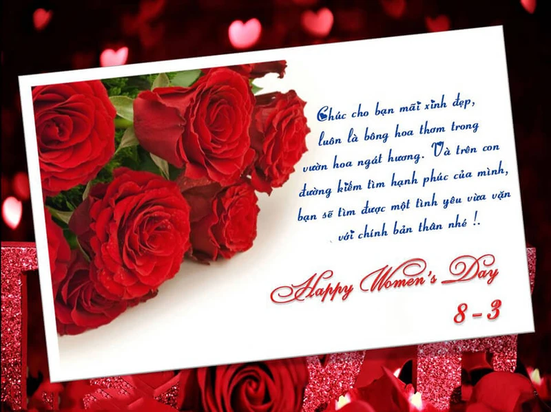 Hình ảnh 8/3 - Hình ảnh chúc mừng 8/3 đẹp nhất mẫu 1