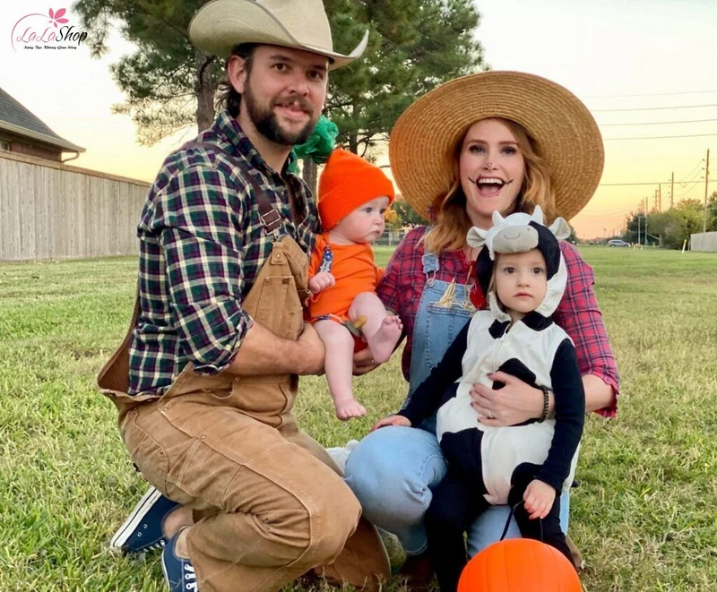 Hoá trang Halloween cho cả gia đình với chủ đề nông trại