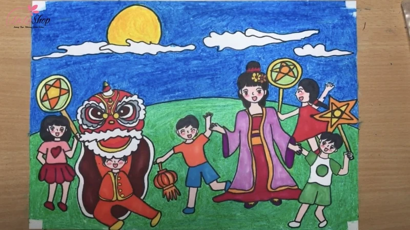 Hoàn thiện phần còn lại của bức tranh