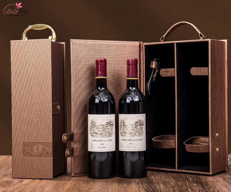 Hộp quà rượu cao cấp thích hợp để tặng khách hàng quan trọng