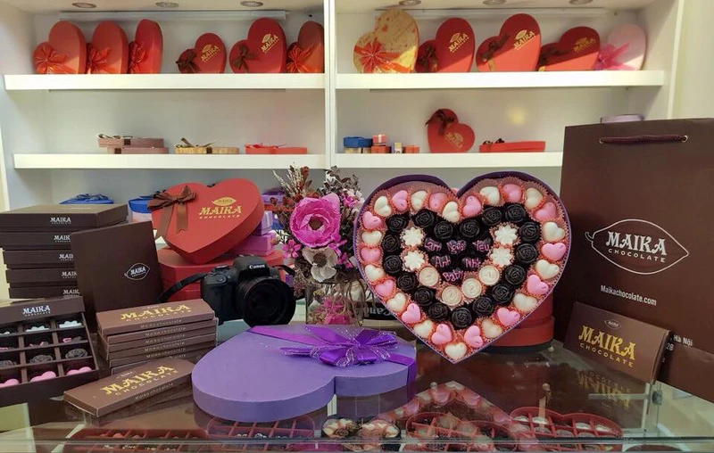 Hộp socola đẹp, chất lượng và giá rẻ của Shop Maika Chocolate