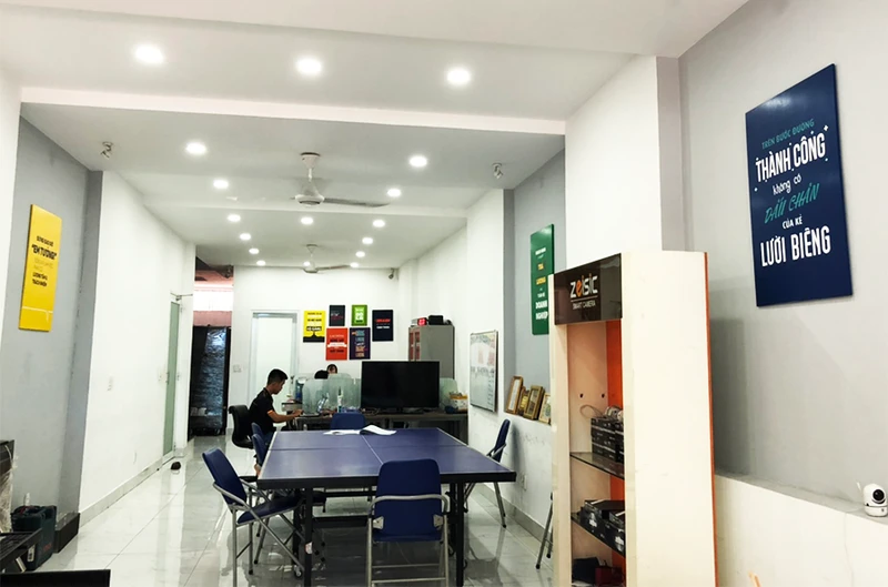 Không gian văn phòng sau thi công