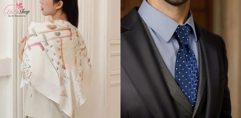 Khăn lụa và cà vạt cao cấp là món quà lý tưởng để tặng cho đối tác doanh nghiệp