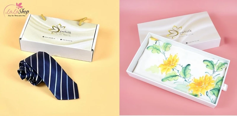 Khăn lụa và cà vạt sẽ là món quà thời trang thích hợp để tặng sếp