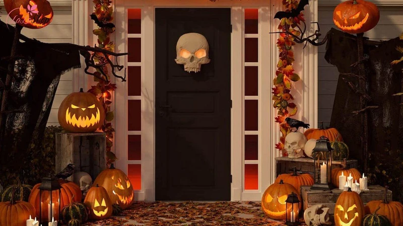 Không khí của Halloween không thể thiếu những màn trang trí ấn tượng