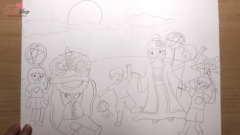 Không thể nào thiếu đi mặt trăng vào đêm Trung thu