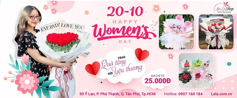 Lala Shop chuyên bán quà tặng 20/10 cho người yêu giá rẻ siêu đẹp ở TpHCM