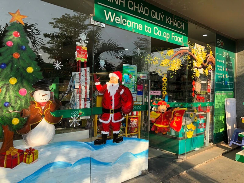 Lala Shop chuyên nhận vẽ tranh Noel siêu đẹp, giá rẻ ở TPHCM