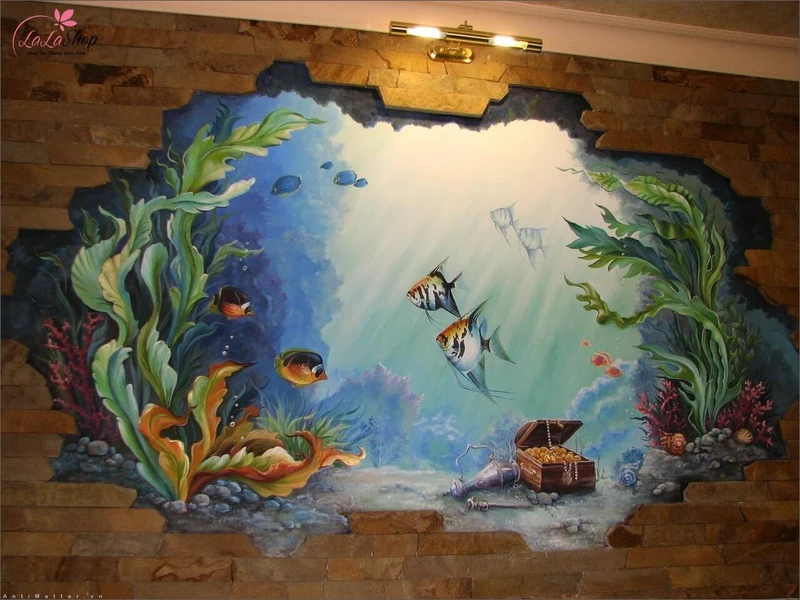 Lala Shop cung cấp dịch vụ vẽ tranh tường quán cafe chất lượng siêu đẹp tại TP.HCM