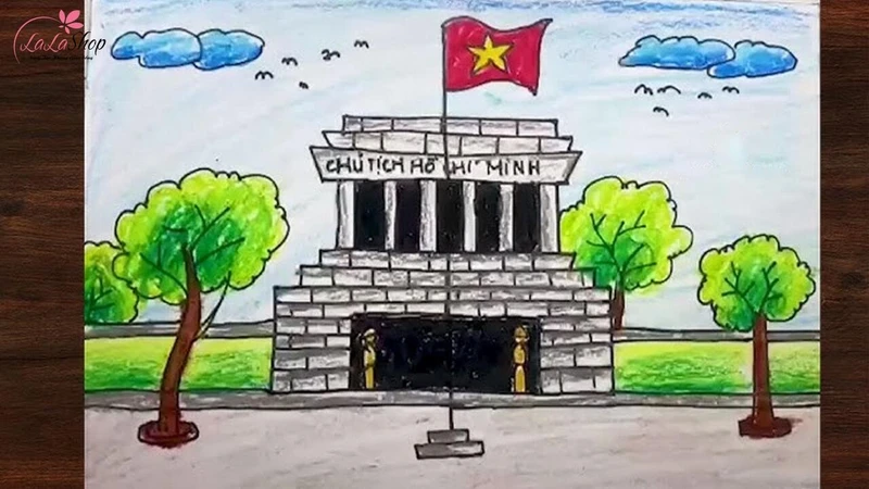 Lên màu và hoàn thành bức tranh