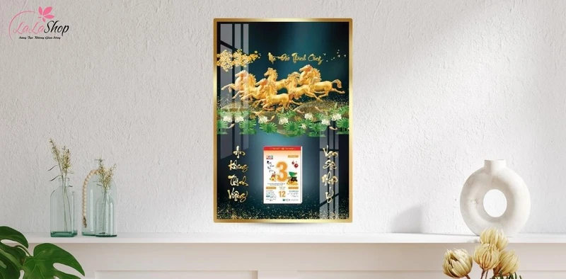 Lịch Tết cỡ lớn giúp bố mẹ dễ dàng theo dõi ngày tháng