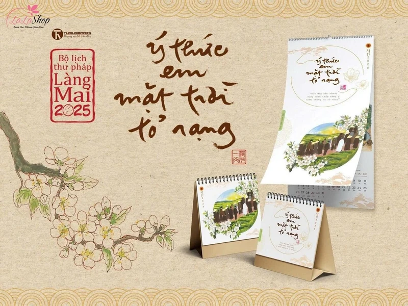 Lịch Tết là món quà năm mới truyền thống