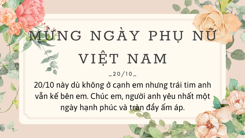 Lời chúc cho người yêu ở xa ý nghĩa nhất