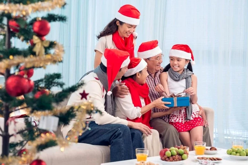 Lời chúc Giáng sinh cho người thân gia đình mang đến rất nhiều niềm vui