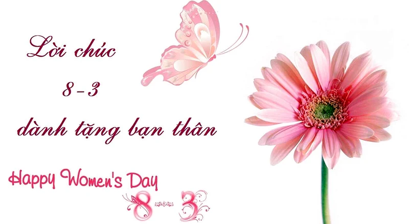 Lời chúc hay và ý nghĩa dành cho bạn bè nhân ngày 8/3